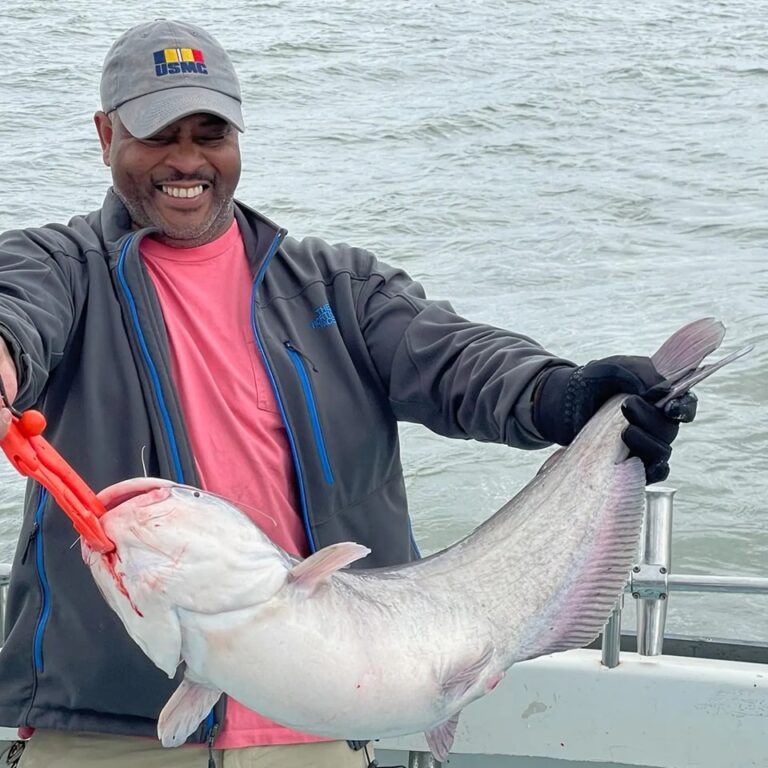 Blue Catfish fishing charters on the Potomac Miss Susie Charters